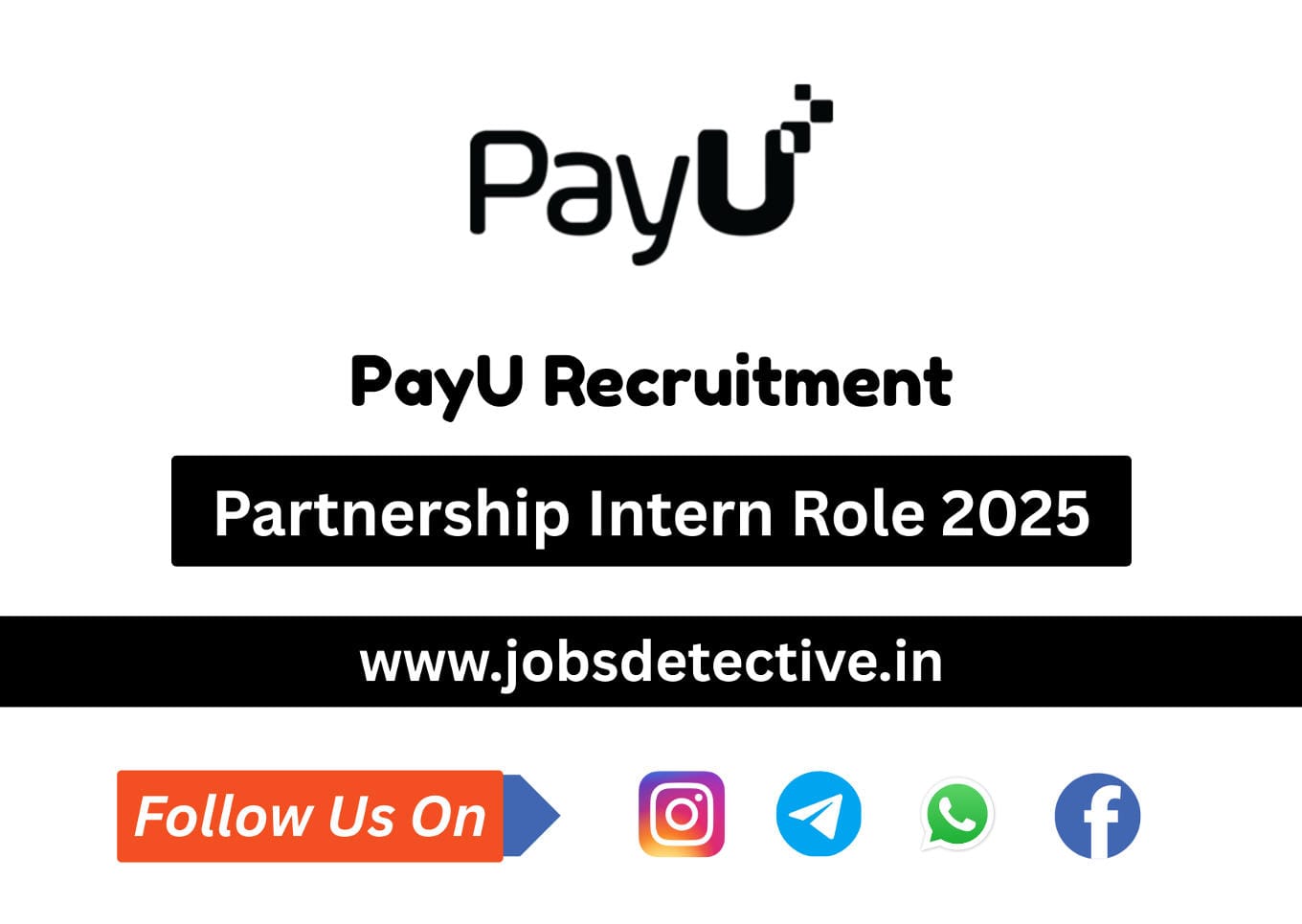 PayU Recruitment Partnership Intern Role 2025